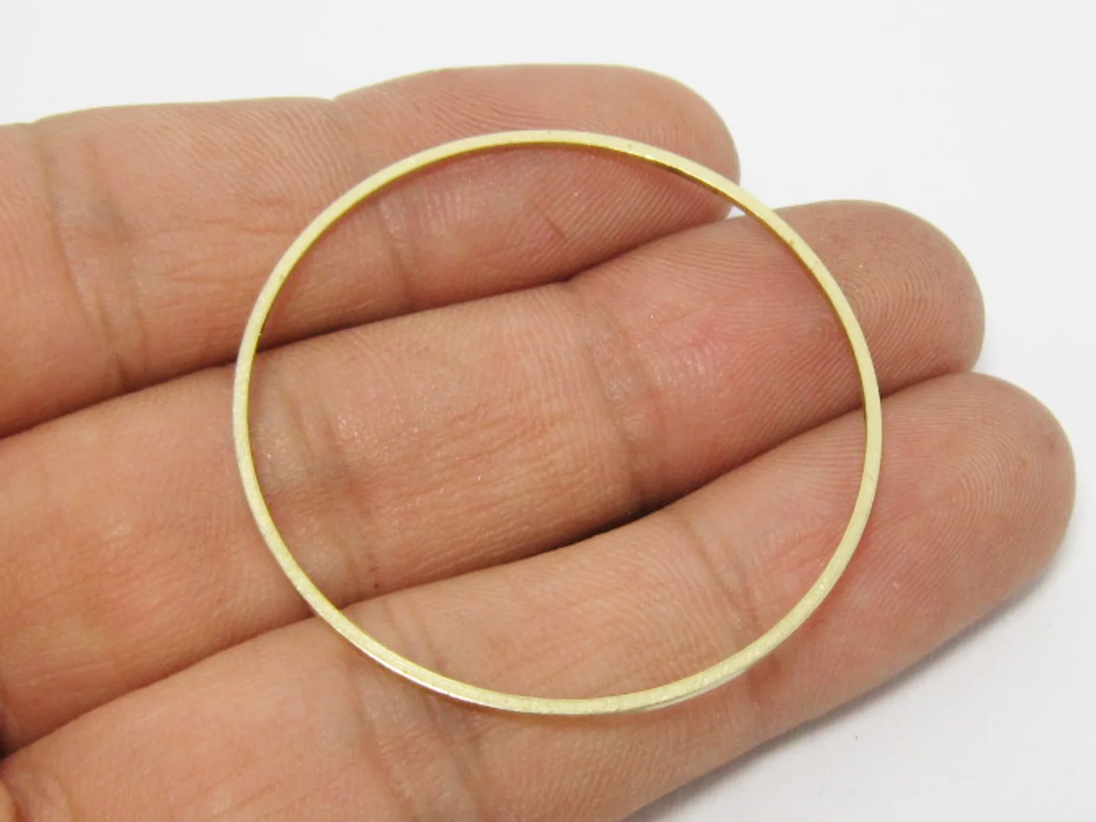 20pcs Round Circle Charms, Metal Round Rings, Earring Connector, 40mm, 45mm, 50mm, 55mm, 60mm, 70mm, Jewelry Making - R570