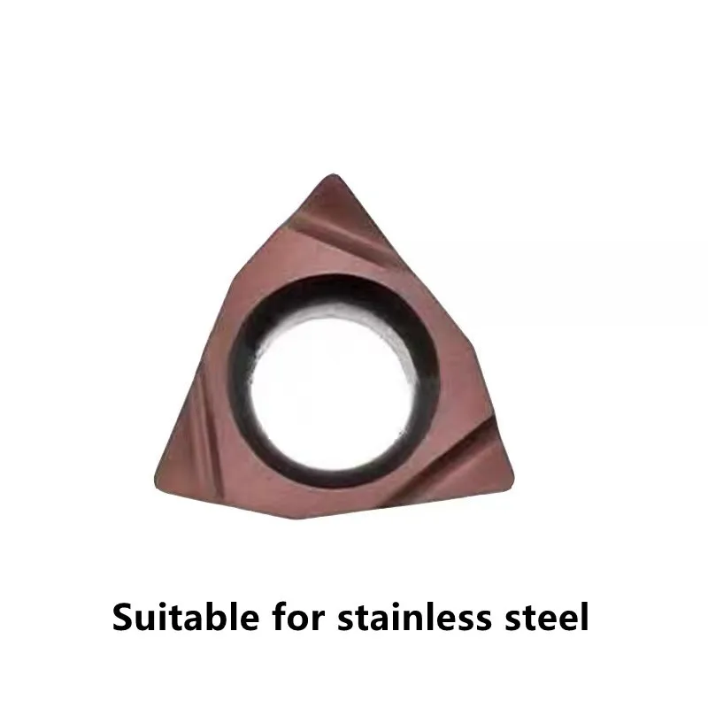 Sanai inserção de carboneto cnc wbgt060102 torno torneamento ferramenta inserção para haste chata swubr06 aço inoxidável metal usinagem cerâmica