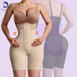 Women's Underwear Double High Compression Hourglass Girdle Waist Trainer Butt Lifter Post-operative Shorts Fajas Colombianas