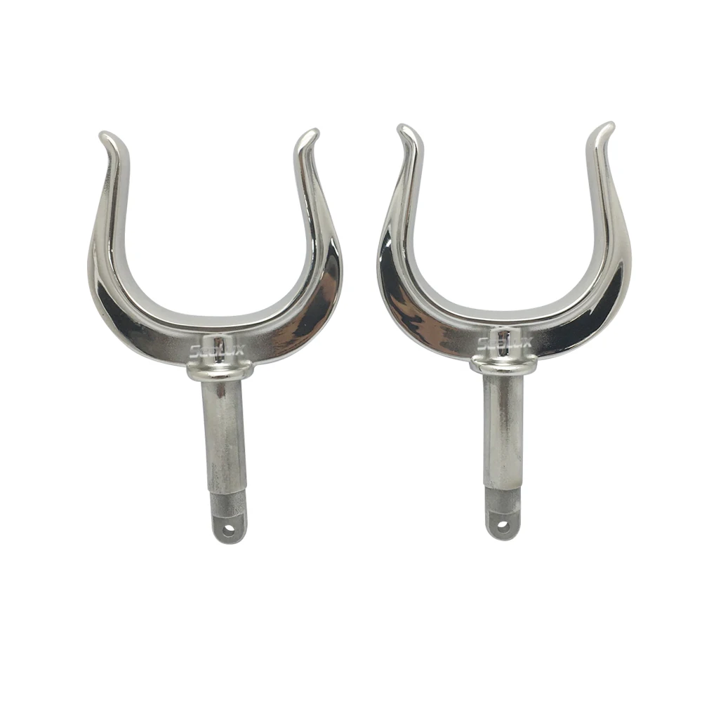 Sealux 2 pcs per set Marine Grade Stainless Steel Oarlock open end for 1/2