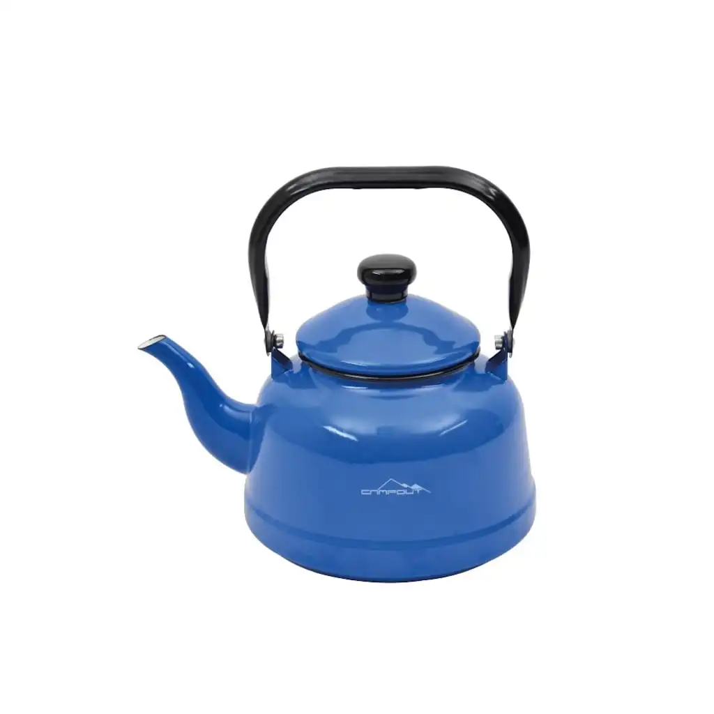 Nurgaz Campout Enamel Teapot Set 3.35 Lt Red / Blue High Quality Turkish Teapot Set Free Shipping