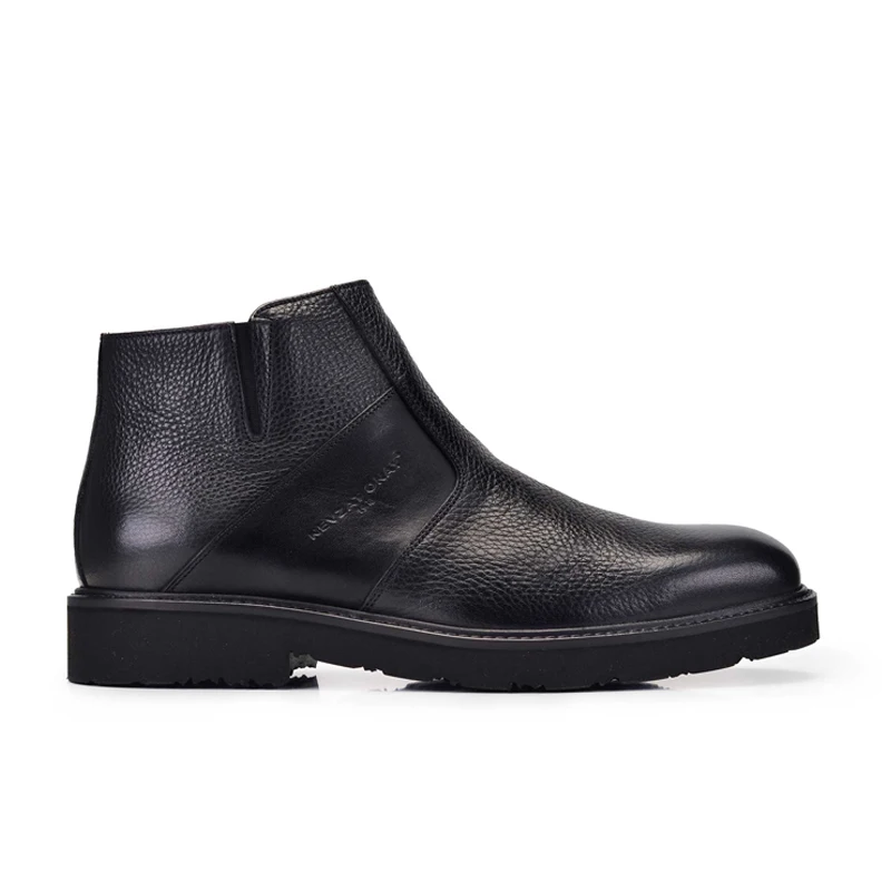 Nevzat Onay Genuine Leather Black Men Boots   -11961-