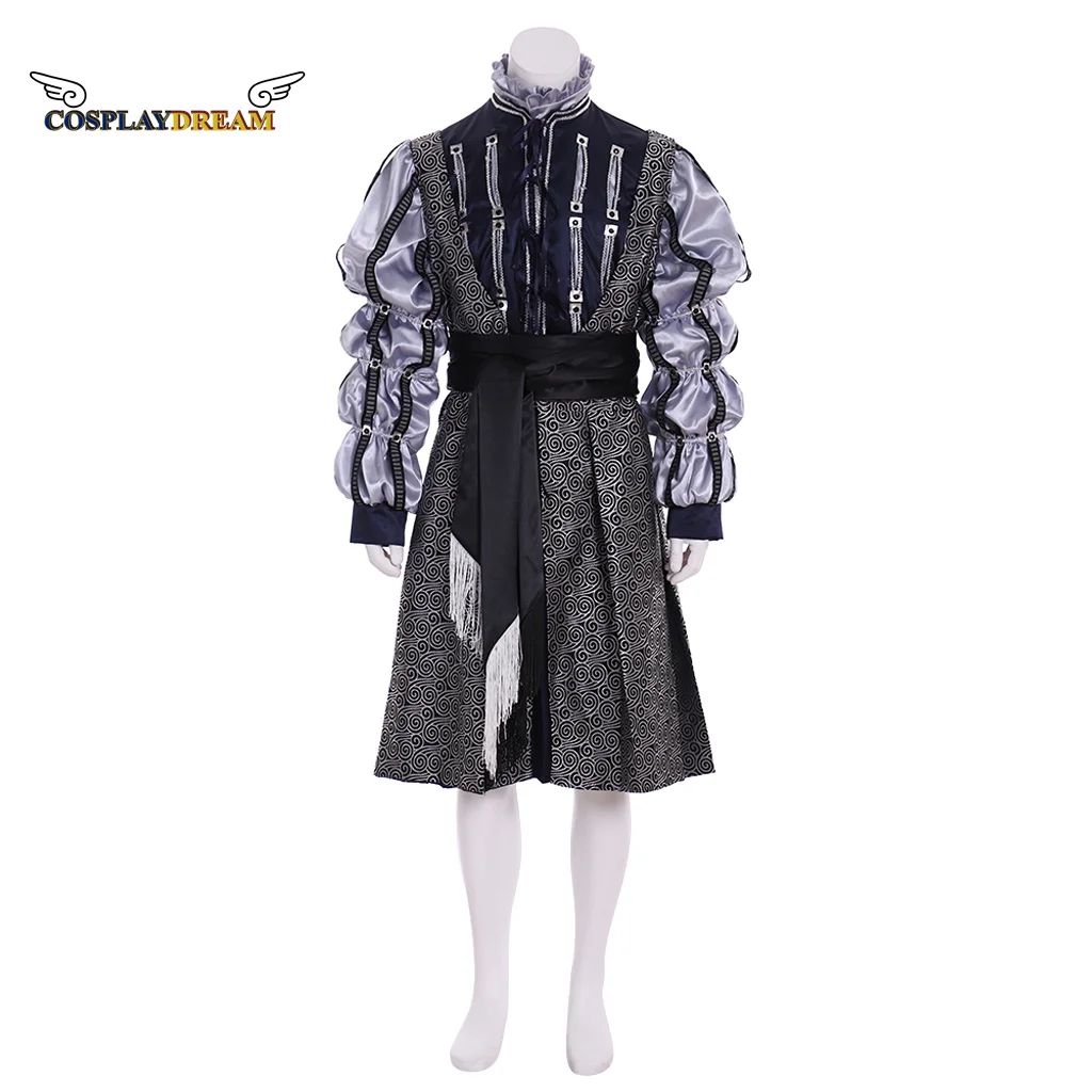 Medieval Tudor Elizabethan King Henry VIII Cosplay Costume Adult Renaissance Tudor Knight Lord Outfit