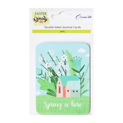 Creative Path Double Sided Cardboard Journaling Cards Easter Spring Decorative Cards For Scrapbooking DIY Crafting Card Making
