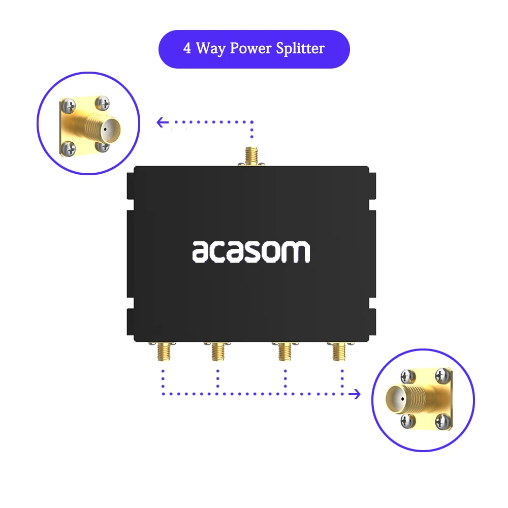 Imagem -04 - Divisor de Potência de Hélio Divisor de Potência tipo Sma tipo n 234 Way 868mhz 915mhz