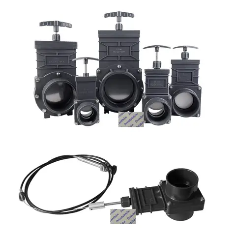 PVC 게이트 밸브 UPVC 슬립 어셈블리 풀 와이어 키트, RV 트레일러 밴 농장 공장 폐기물 하수구