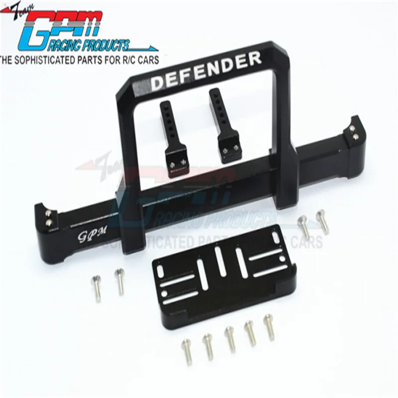 

GPM ALUMINIUM FRONT BUMPER W.WINCH PLATE (ON-ROAD STREET FIGHTER) -13PC SET FOR TRAXXAS 1/10 TRX-4 82056-4 Upgrade