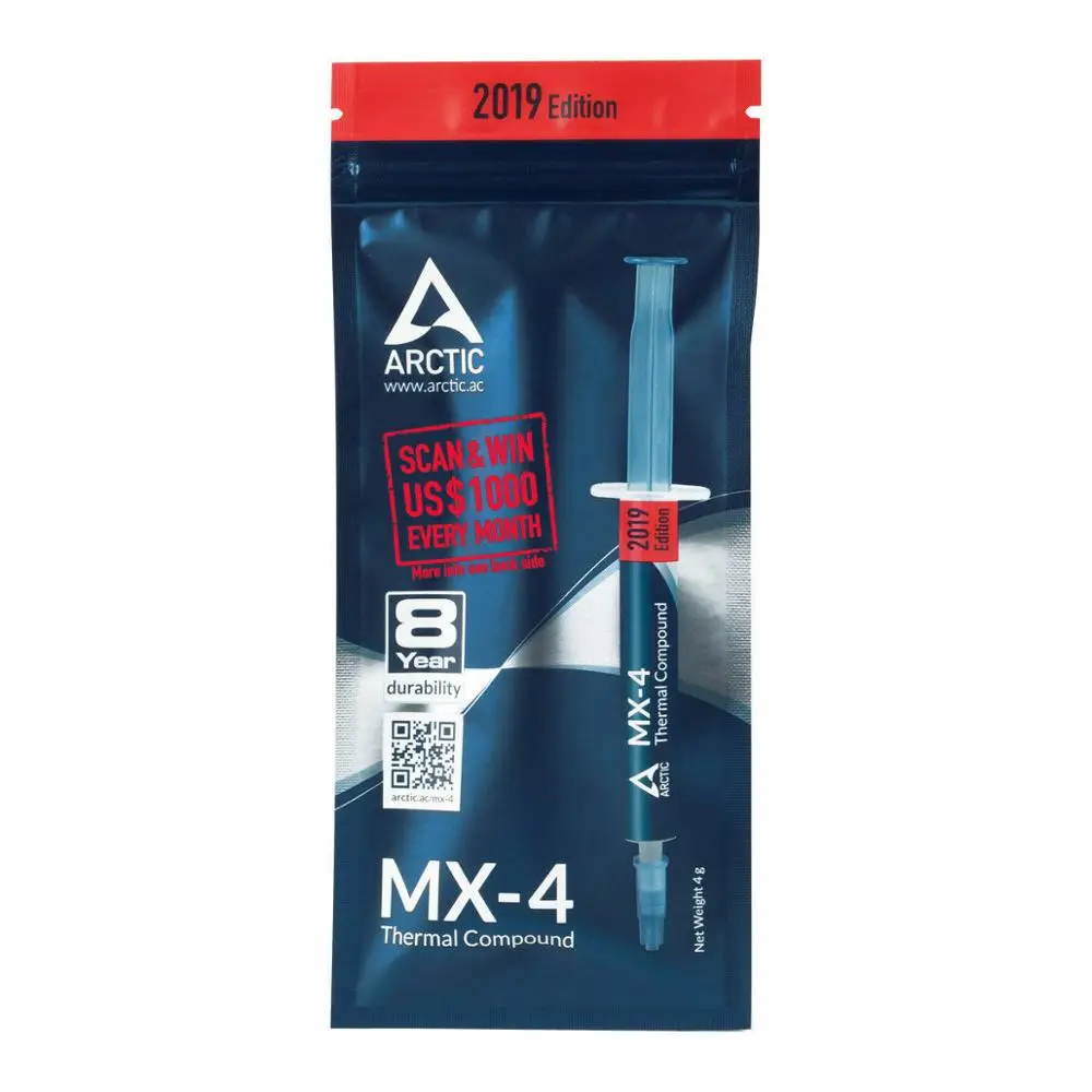 Arctic Cooling Mx-4 4GR-FOR PC PS3 PS4 PS5 XBOX ONE Artic Ac CPU COOLING Paste THERMAL