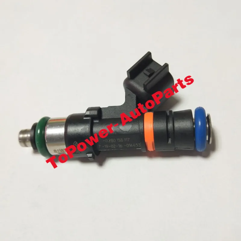 Fuel Injector Nozzels OEM 0280158117 52lbs 550cc for 2001-2005 Audii A4 TT Quattro Volkswagenn Golf Jetta Passat 1.8T turbo