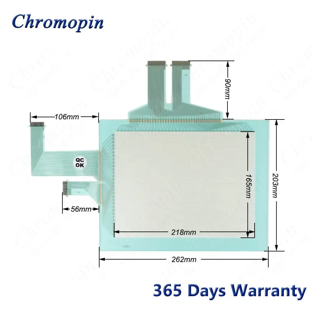 Imagem -03 - Painel da Tela de Toque para o Vidro do Painel de Toque de Omron Ns10-tv01 Ns10-tv01-v1 Ns10-tv01-v2 Tp3142s1 Tp-3142s3 com Película Protetora