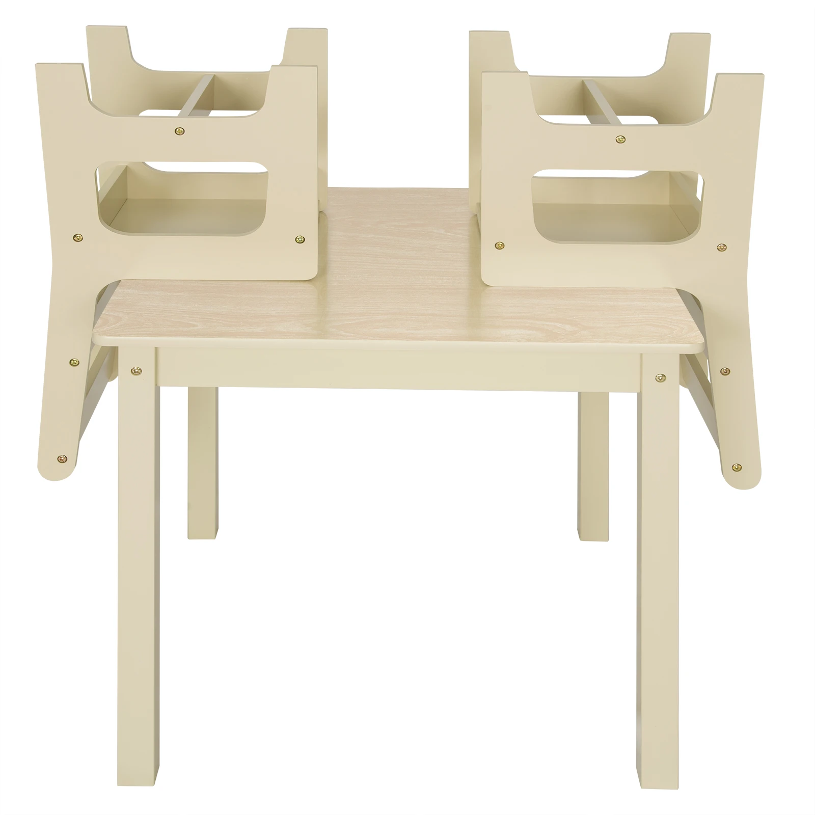 Chaises de table en bois pour tout-petits, table de bureau pour enfants avec 2 chaises, piste ol pour garçons et filles d\'âge alth, activité, jeu de