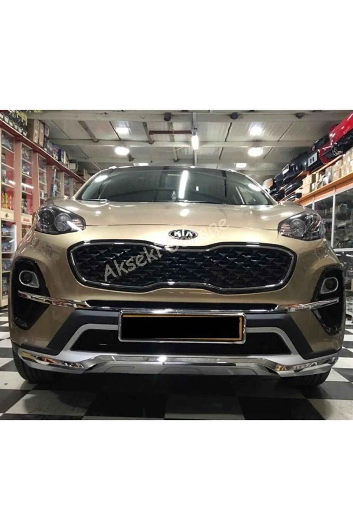 Kia Sportage Front And Rear Protection Diffuser 2018-2019-2020-Stylish spoiler auto car tuning accessories flap side skirts