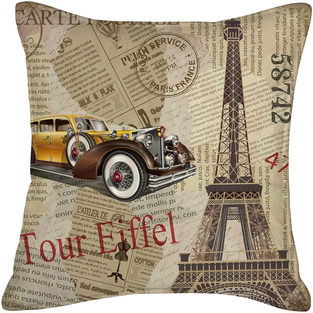 Decorative Pillows, 45X45cm Washable Cover, Double Sides Digital Print Pattern, Decoration, Happy Homes, New Trends and Models