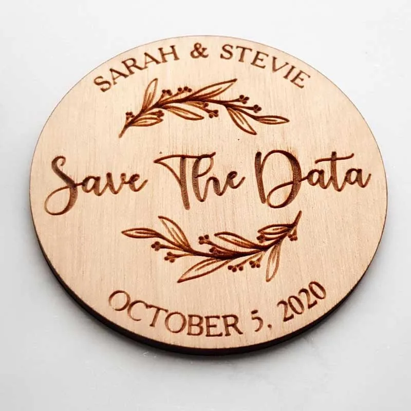 Personalized Wedding Refrigerator Magnet Save The Date Magnets Rustic Wood Wedding save the date Invitations Wedding Favors