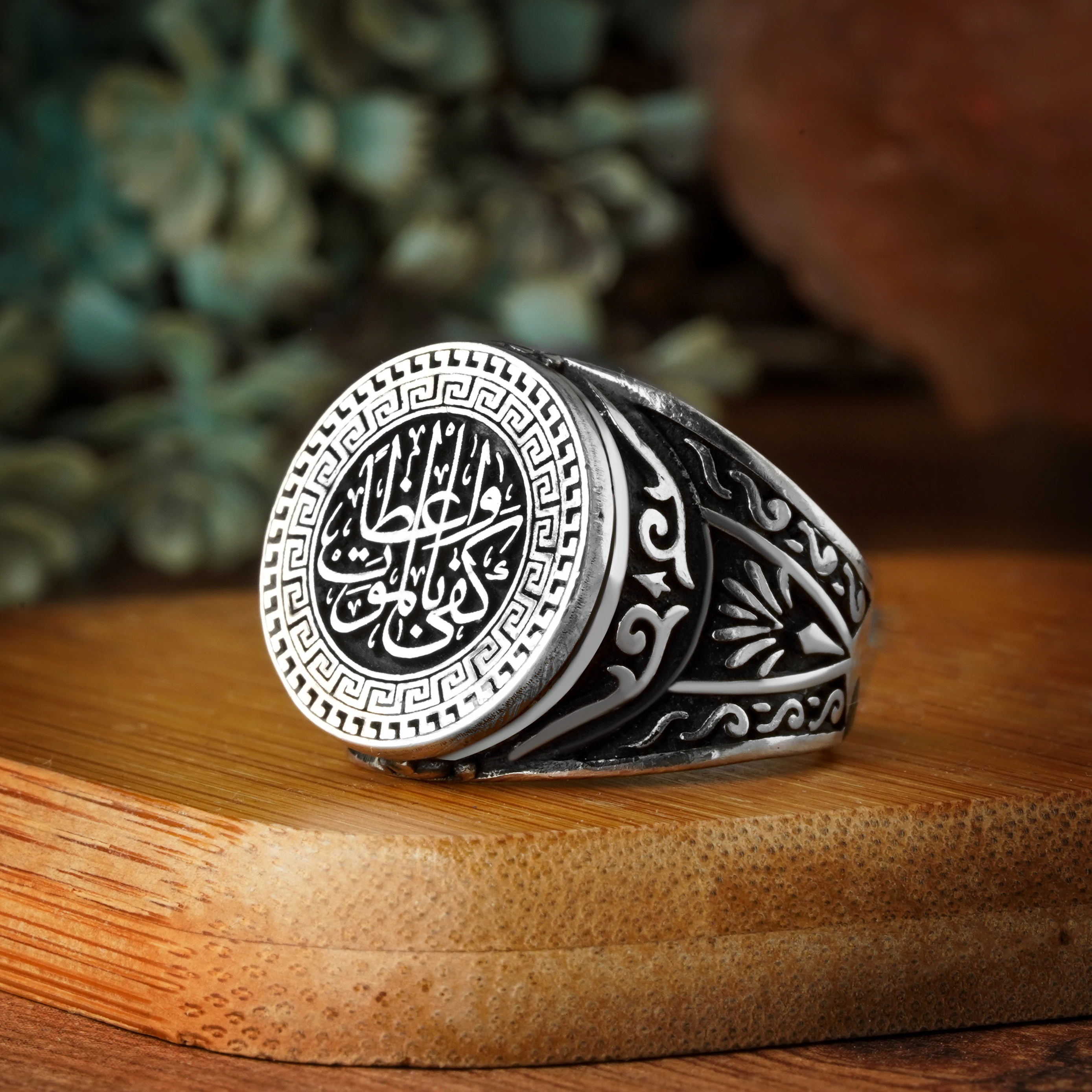 925 Sterling Silver ring custom design name and pattern Jewelry Made in Turkey in a luxurious way for men with gift High-qualit