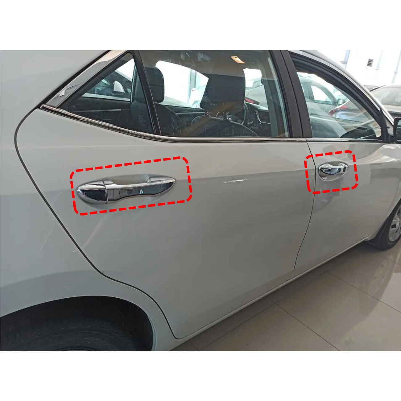 For Toyota Corolla 2013~2018 Door Hundle Chrome Covering Car Accessory Hight Quality Aftermarket Product