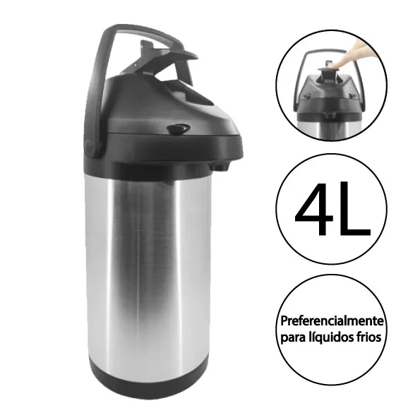 Thermal Bottle Inox Coffee Water Hotel Restaurant-4 Liters