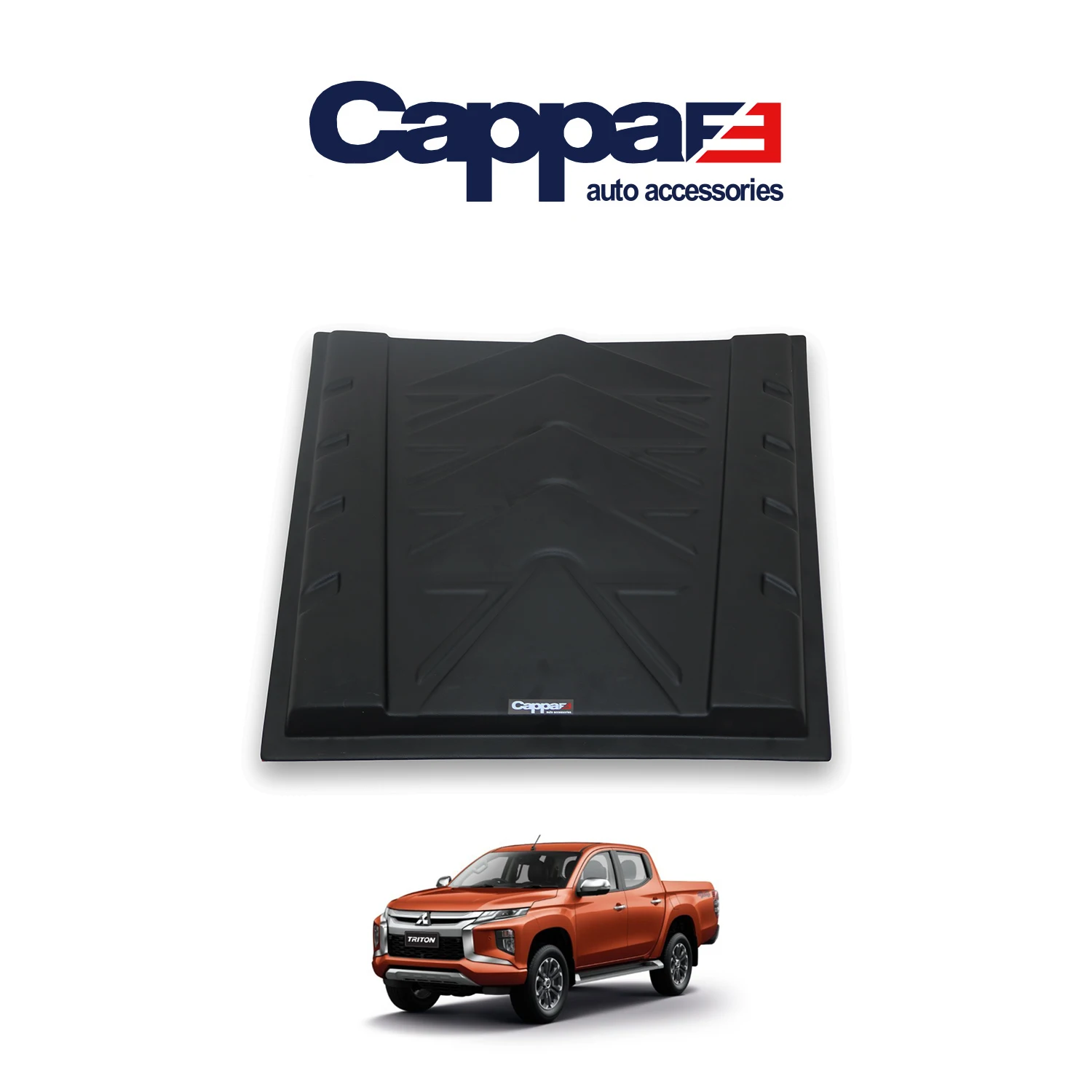 CAPPAFE Mitsubishi L200 2019- Year and Later Front Hood Scoop Hood Covering Hood Mask Matte Black Compatible with your vehicle