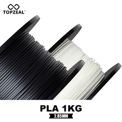 TOPZEAL 3D Printer PLA Filament 2.85mm 1KG/2.2lbs Dimensional Accuracy +/-0.02mm 3D Printing Material for RepRap