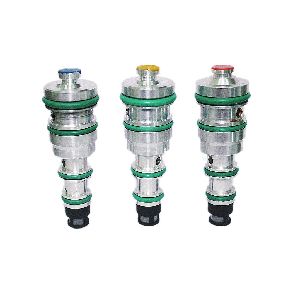 

V5 compressor solenoid valve control valve 40/42/44 PSI yellow/blue/red for Lacetti Buick Chevrolet Cruz Aveo Opel DAEWOO