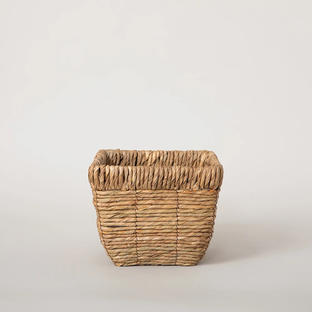 Basket Pot Flower Pots Decorative Wicker Pot Home Decoration Products Quality and Useful Stylish Flower Pot Natural 26x22 cm