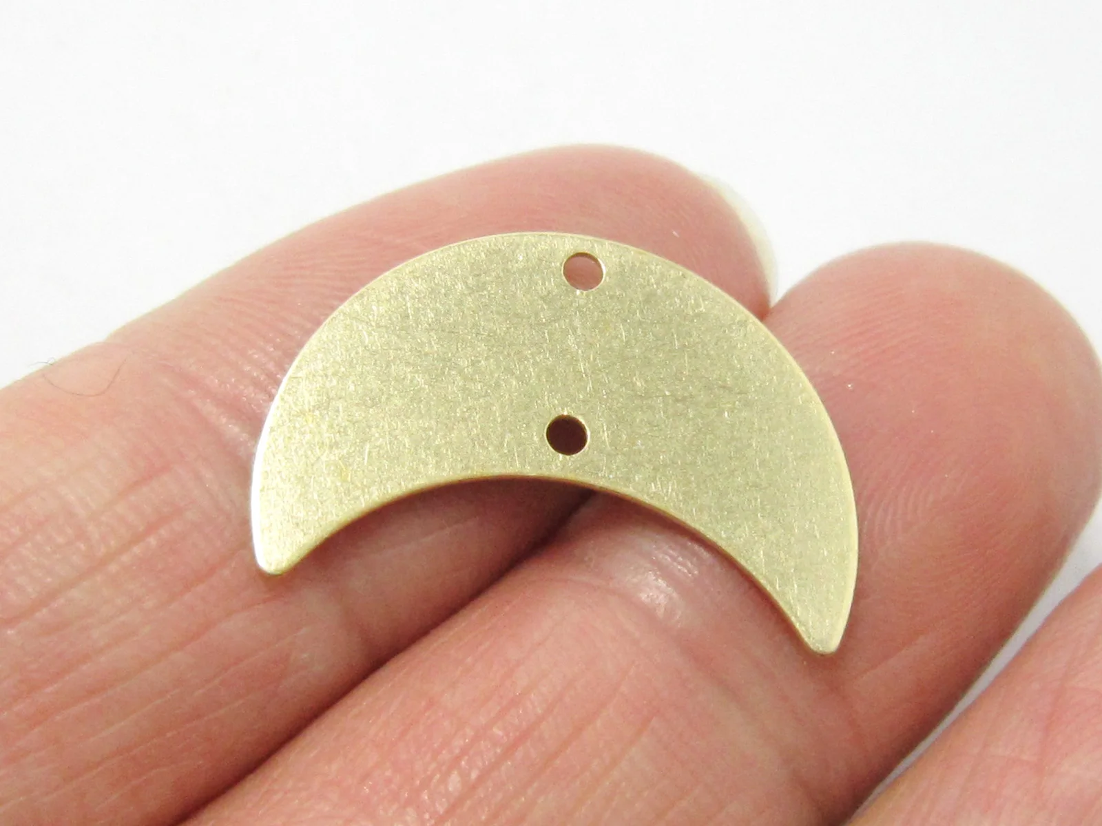 

30pcs Brass Charm, Moon Phase Earring connector, Earring Accessories, 22x15x0.5mm, Brass Findings for jewelry making - R1200