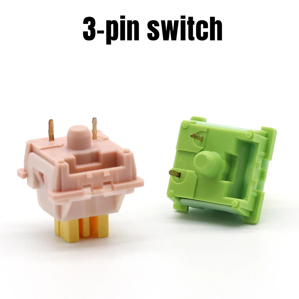 Outemu Silent Switch for Mechanical Keyboard 3Pin Lemon Peach Linear Tactile 40g 50g RGB SMD Mechan Keyboard Gaming MX Switches