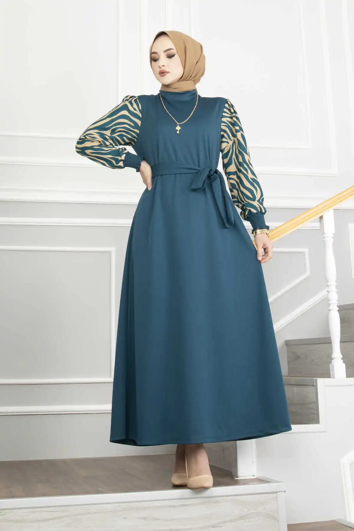 Women New Hijab Dress Ramadan Muslim Fashion Long Solid Color İslamic Clothing Abaya Turkey African Djellaba 2022 Robe Femme