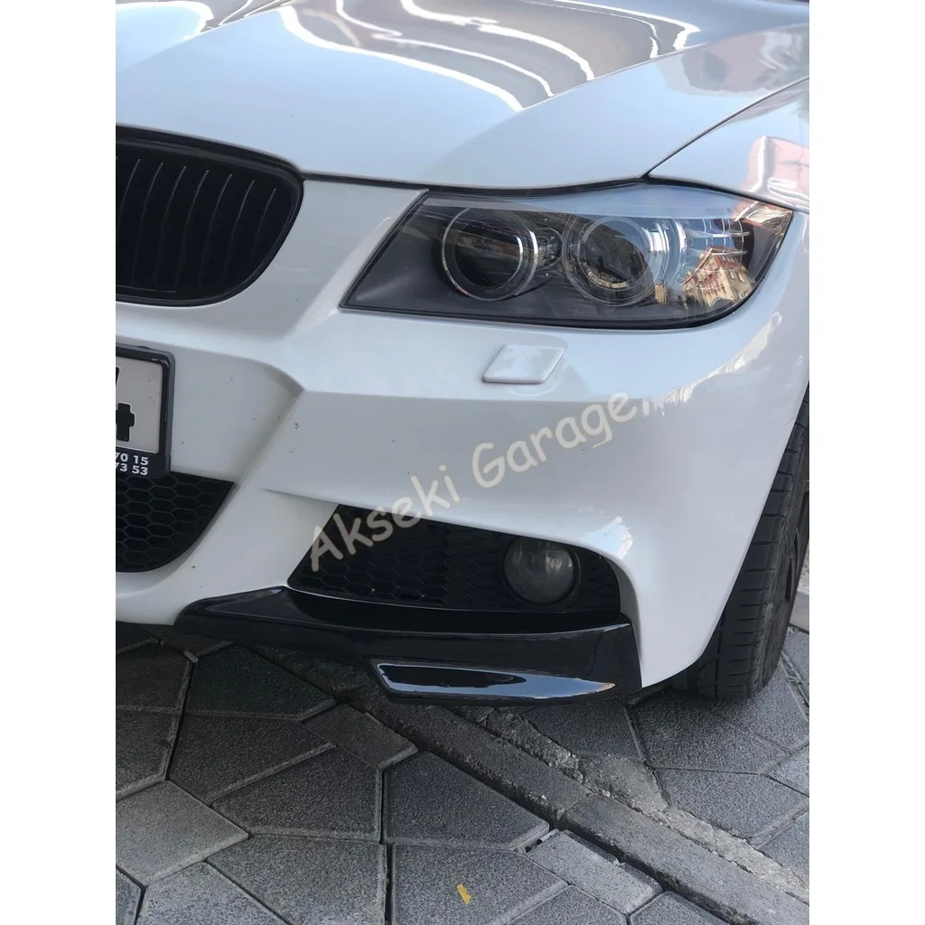 For BMW E90 3 Series 2004 2005 2006 2007 2008 2009 2010 2011 2012 Front Bumper Stylish Tuning Modify Car Splitter  Flap Corner