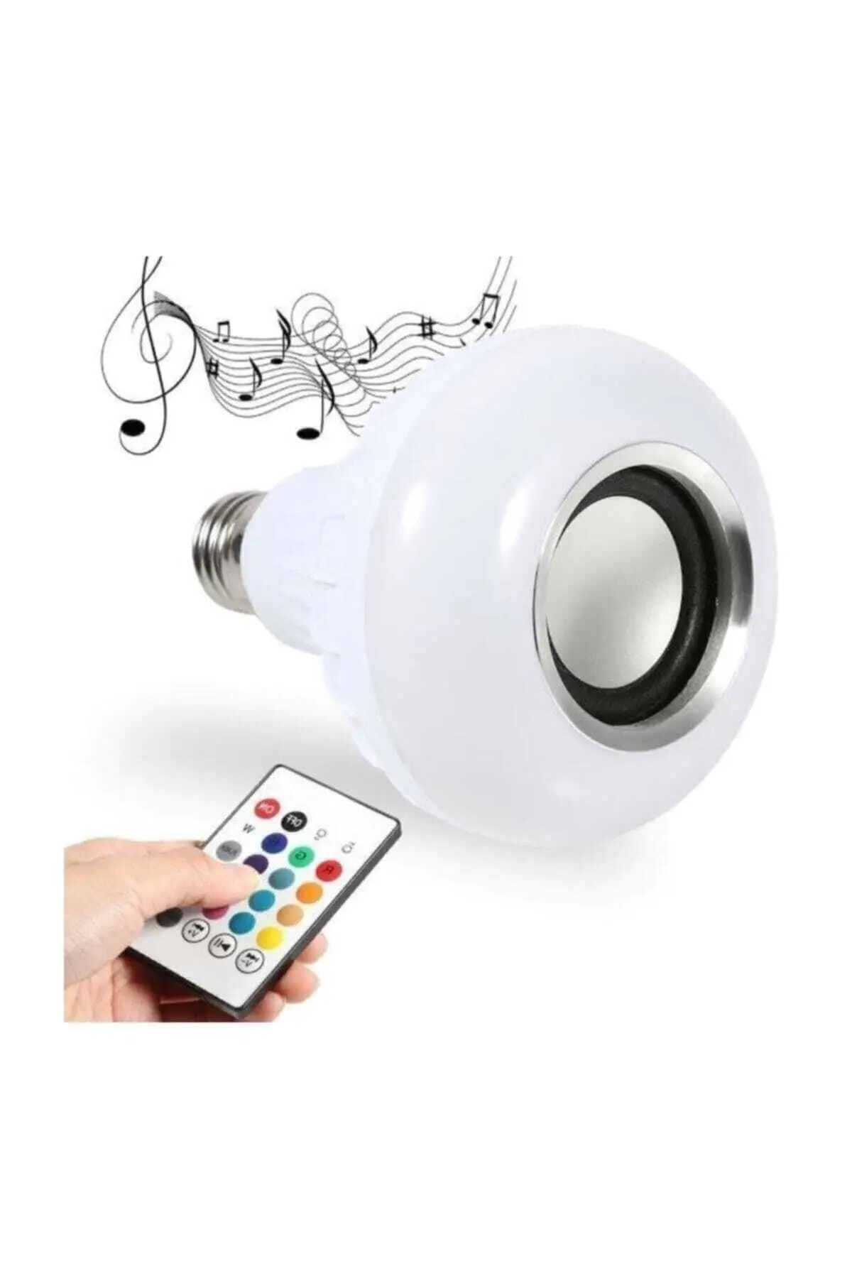 Smart Music Bulb Bluetooth LED Lamp E27 E14 GU10 RGB Night Light Bulb with Remote Control for Home Spotlight 110-220V Sound Play