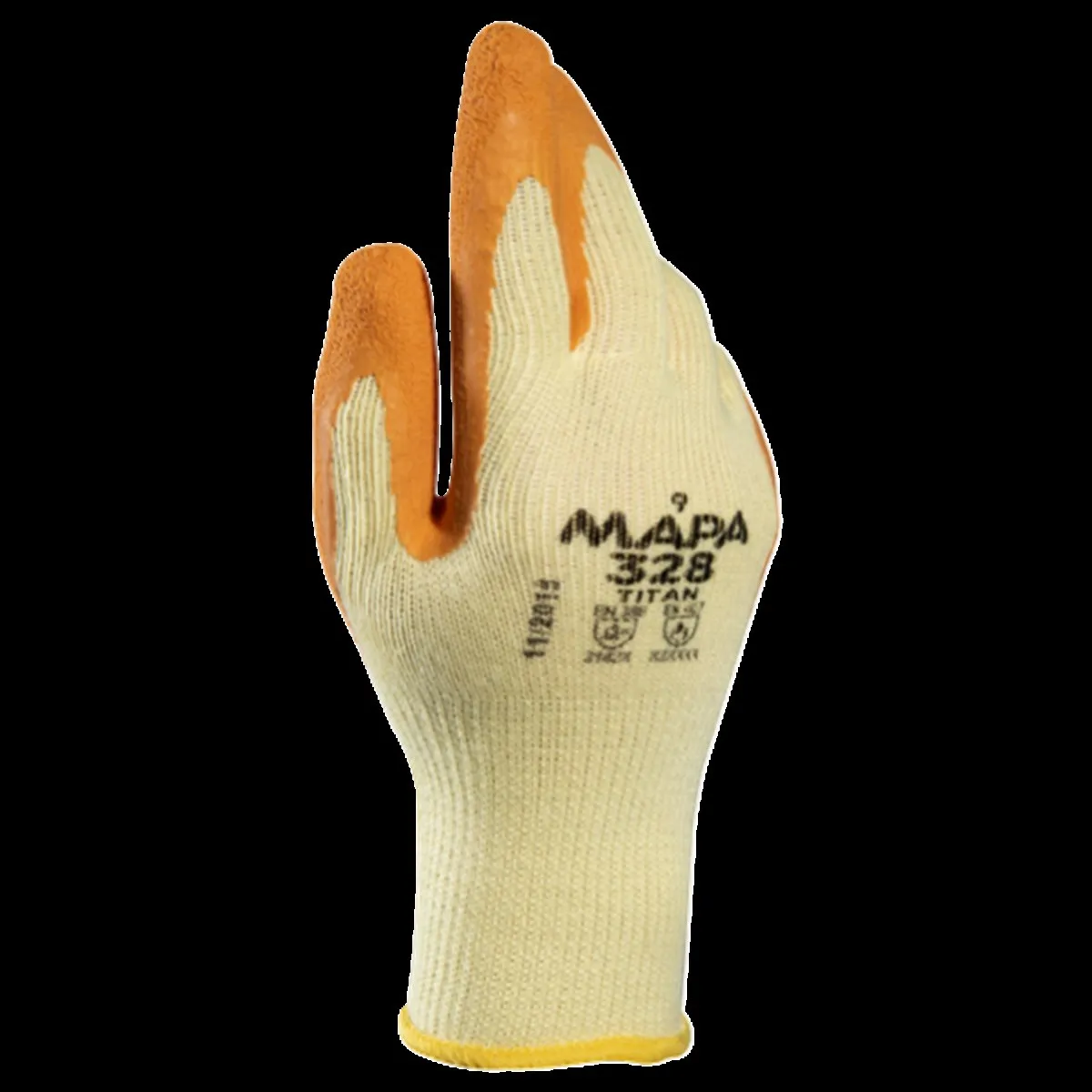 

MAPA Titan 328 Gloves 5 Pcs , Extremely comfortable textile lining and seamless knit glove