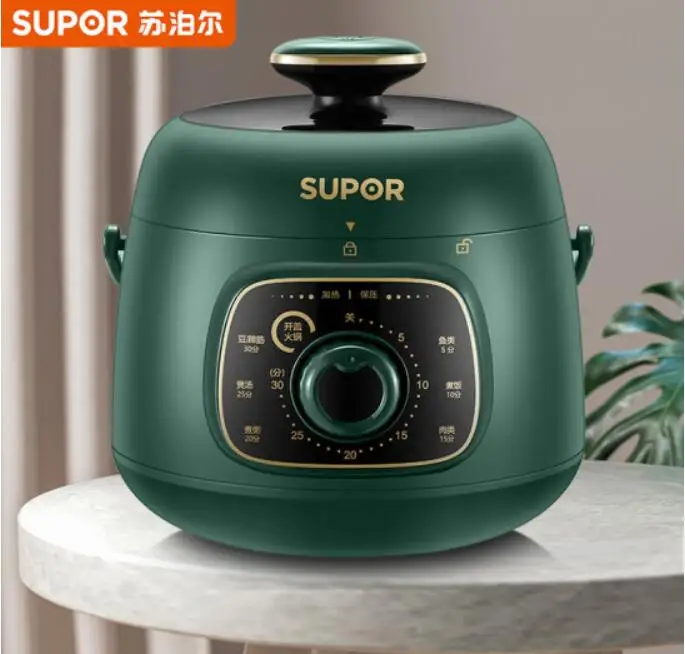 

SUPOR HOME Electric high Pressure RICE Cooker Smart 1.8L Mini knob control Fast fire and slow stew HOUSEHOLD meat soup machine