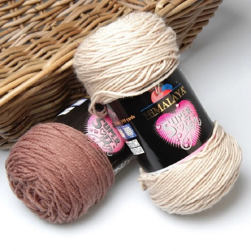 Himalaya Super Soft Yarn 2x200g miękka przędza 2x200g darmowa wysyłka! 2 szt. Dzierganie ręczne szydełkowanie wełna merynosowa bawełna zimowa