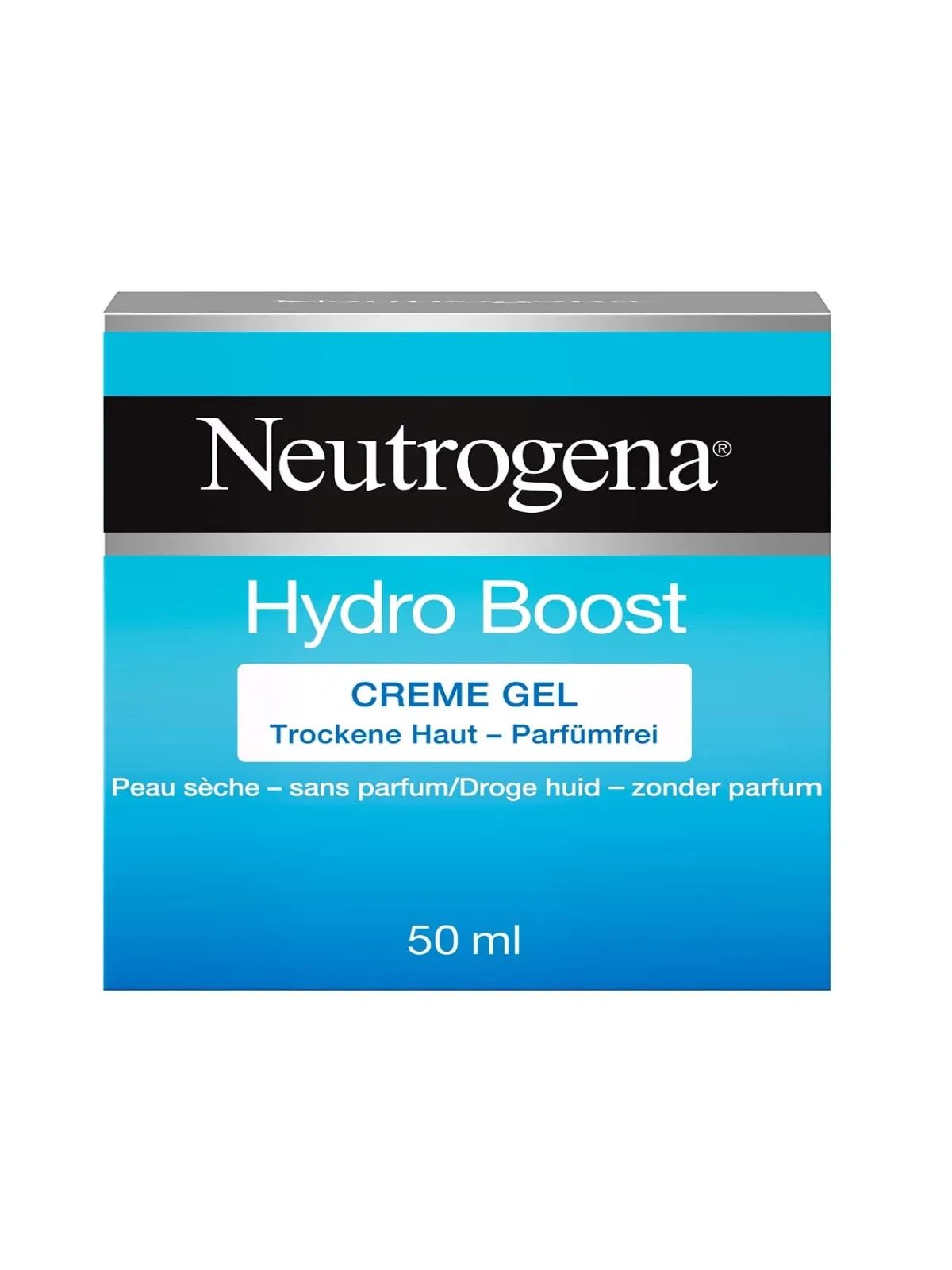 Neutrogena Hydro Boost Creme Gel Moisturizing Cream Gel With Hyaluronic Acid Gel Complex For 24H Intensive Moisture (1x50 ml)