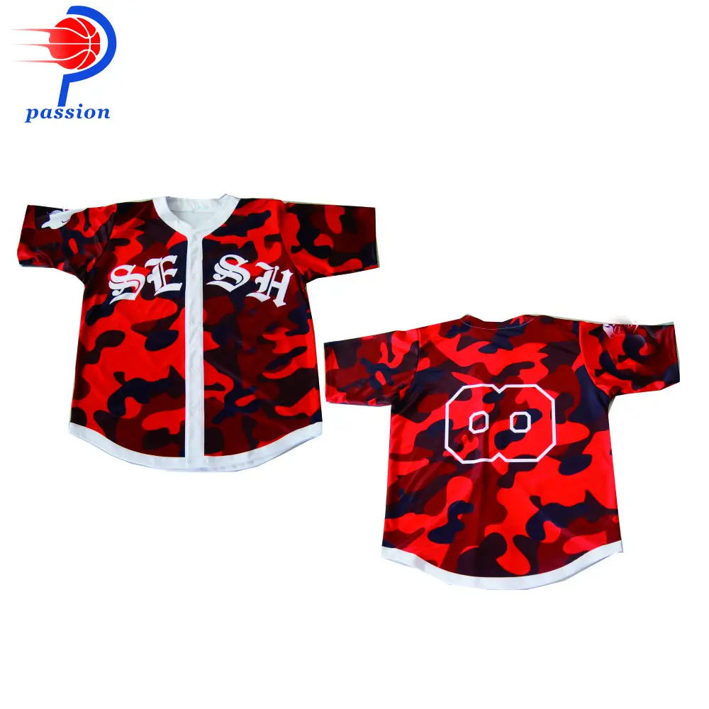 

5 PCS Streetwear Sulimation Baseball Jersey - Urban Fashion - Custom Colors and Logo
