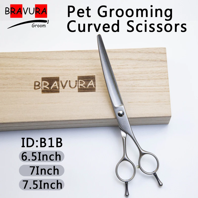 

pet groomer Professional Pet Grooming Scissors Beauty curved scissors Handmade 7\7.2 inches catpetdogTrimminghighqualitysteel440