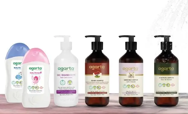 Agarta 3 PCs-Natural Hair Care Products Health Sensitive Products Cream Baby Shampoo Garlic Shampoo Horse Tail shampoo