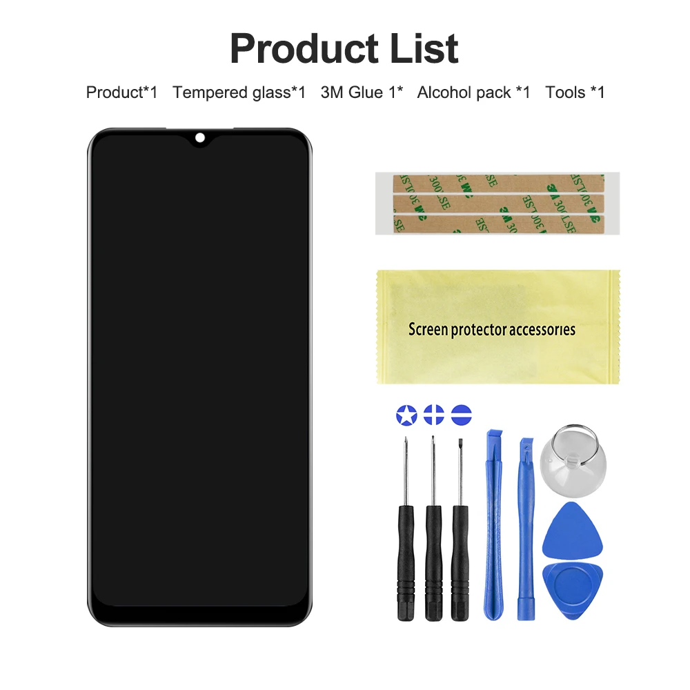 6.52" For Oppo A16 LCD Display CPH2269 Touch Screen Digitizer Assembly Replacement,For A16S CPH2271 Display Repair Parts