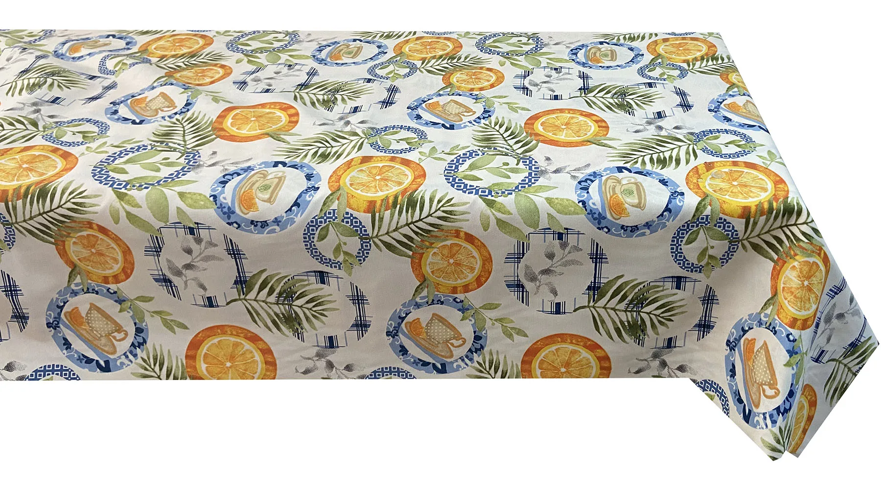 Yellow Orange Pattern Table Cloth Square Rectangle Large Tablecloth Cover Waterproof Very Suitable For Restaurants Kitchens