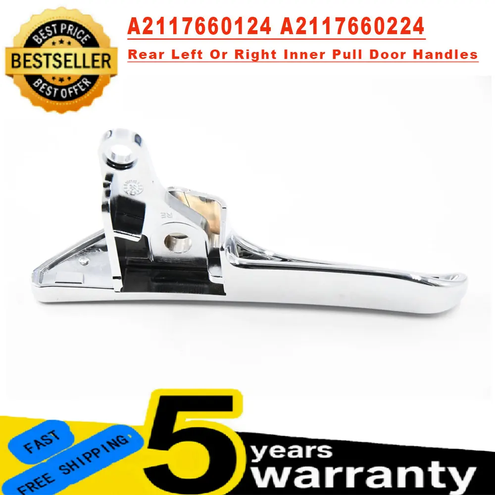 Fit for Mercedes-Benz W211 E-Class E320 E500 E63 AMG Chrome Car Styling Interior Door Handle 2117660124 2117660224