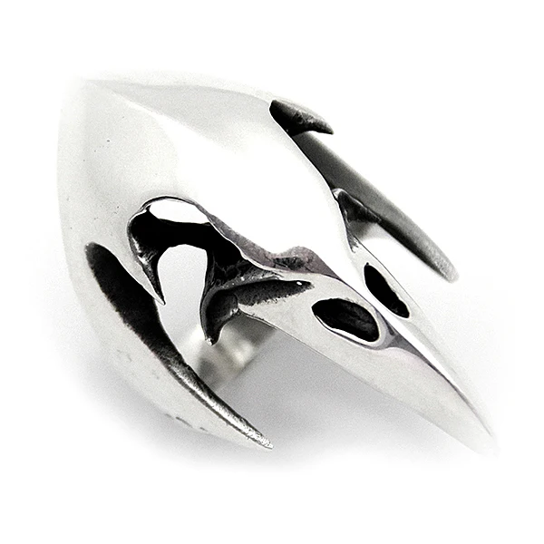 Mens Ring 925 Sterling Silver Ring Vulture Prey Bird Animal Figured Rings Male  For Men Rings for Women Men`s Rings Men Jewelry