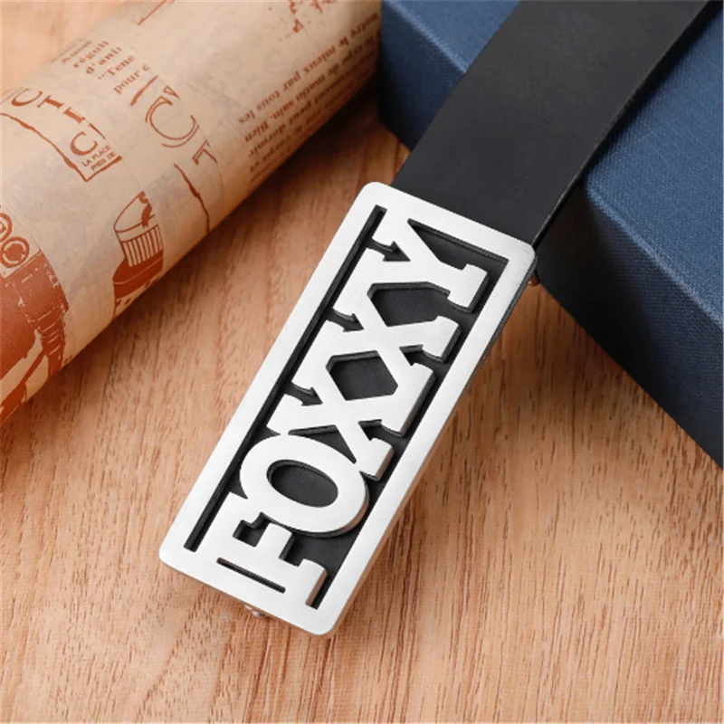 Gepersonaliseerde Foxxy Gesp Mode Minimalistische Gesp Hoge Kwaliteit Rvs Accessoires Verjaardagscadeau Voor Liefde