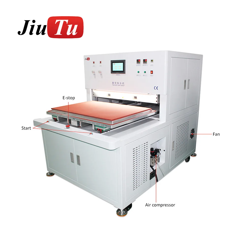 Máquina laminadora de vacío OCA OCF SCA, 35 pulgadas, totalmente automática, para digitalizador táctil sensible al teclado, reparación de pantalla de Bus de unión de vidrio