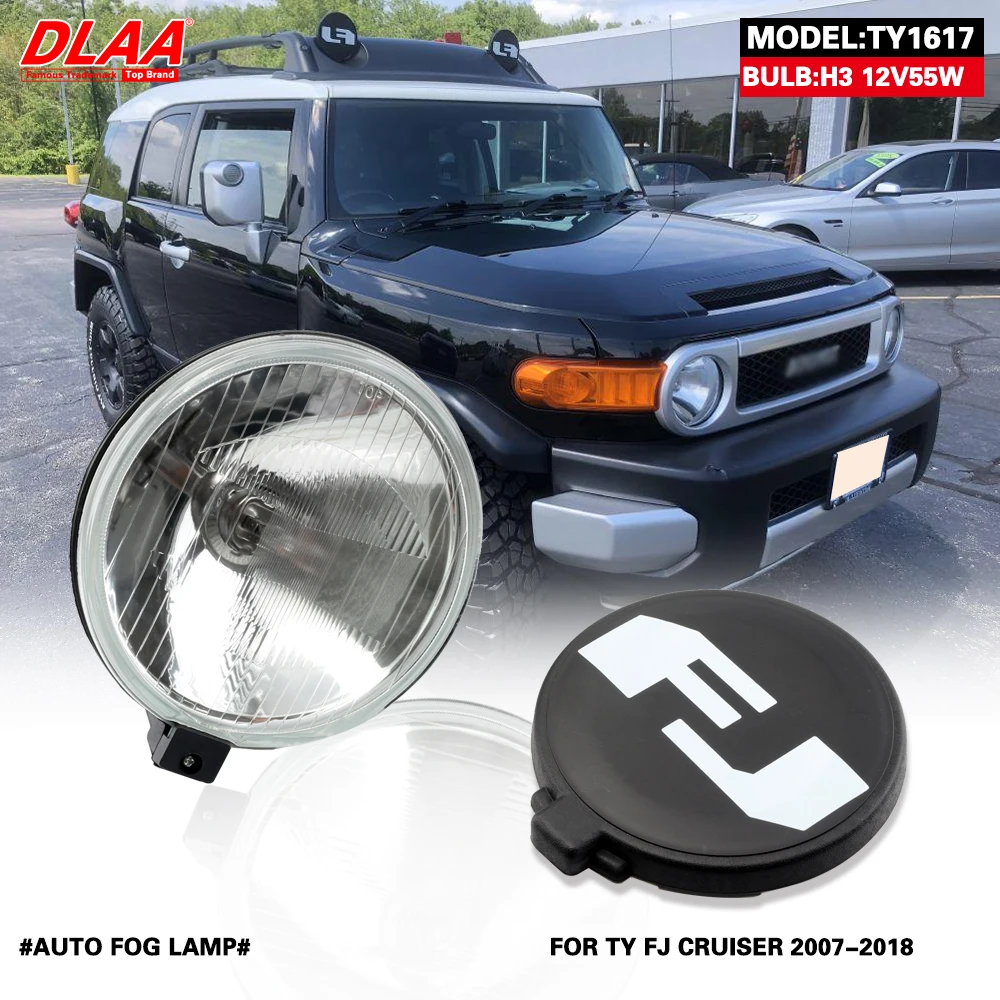 

DLAA For FJ CRUISER 2007-2018 Front Fog Lights Car Styling Spot Light Fog Lamps With Switch - 1 Pair