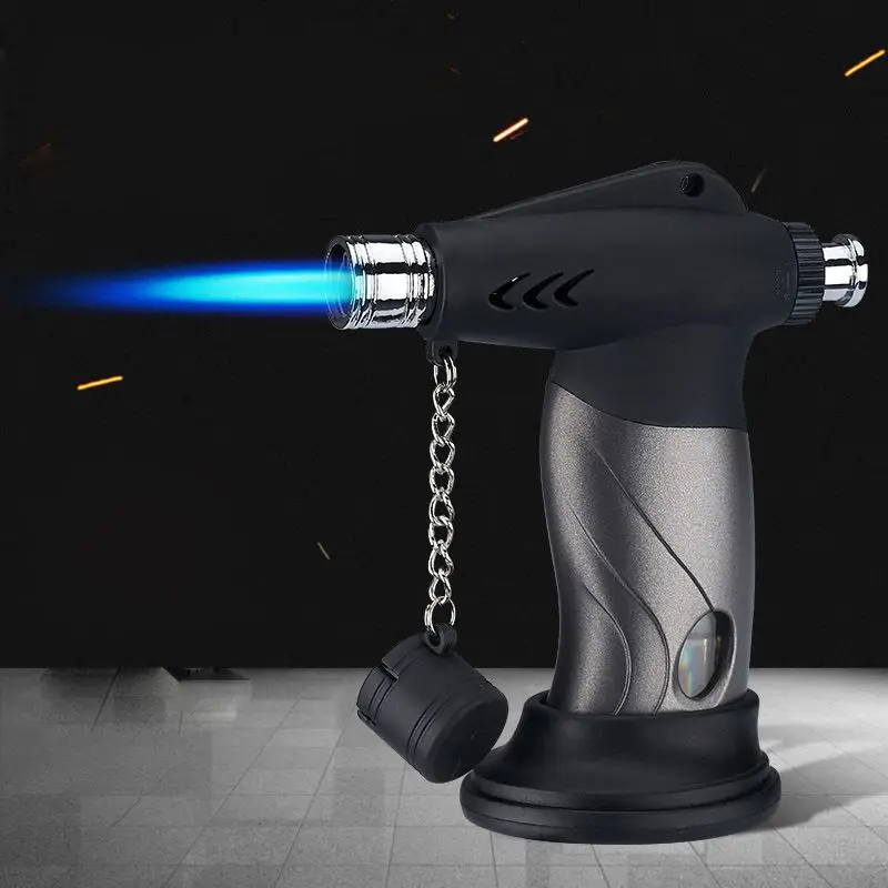 

Spray Gun Welding Torch Lighter Windproof Metal Cigarette Cigar Lighters Butane Gas Lighter Kitchen Camping BBQ Lighter