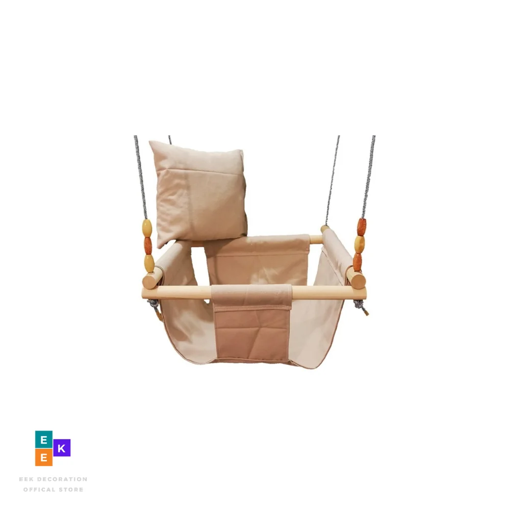 Baby Swing Play Activity Children Hammock Fun Hanging Boys Girls Babies Kids Safe Toy Rocking Chair Canvas Seat Models