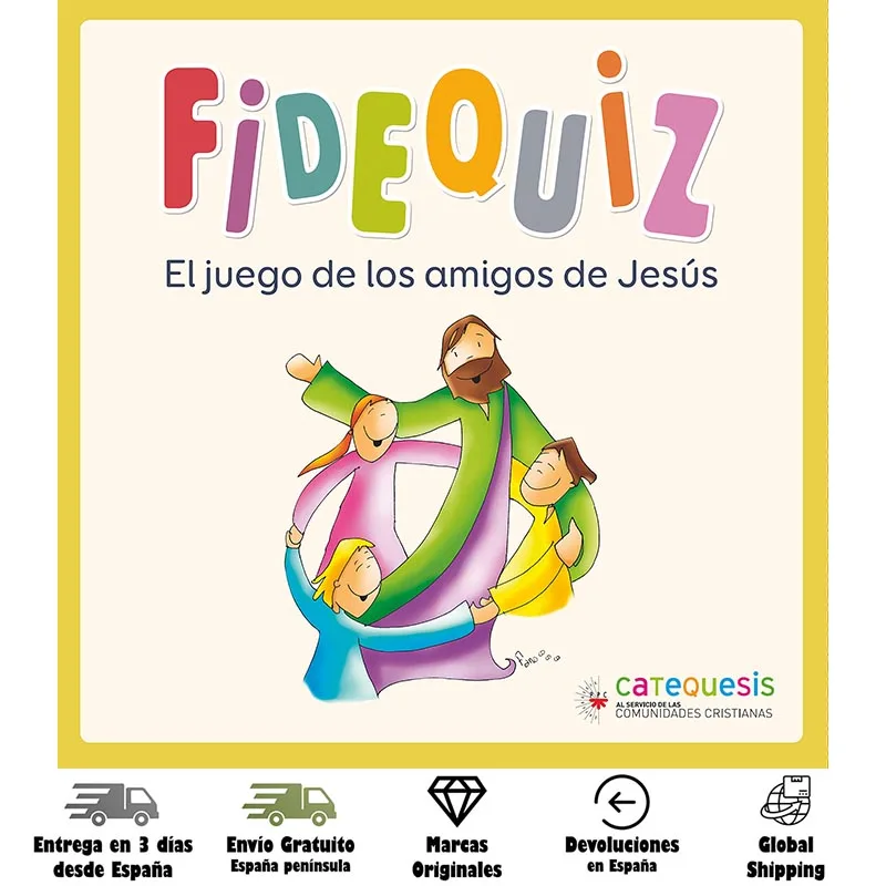 FideQuiz, the game of Jesus friends, Trivial questions, asked, religion, Bible, catechesis, doctrine, faith, confirmation, Christianity, board game, children, adults, family parish