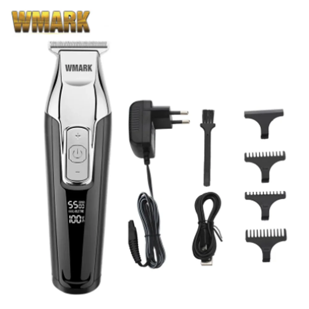 Wmark C24 Hc011 Electric Hair Cutting And Finishing Barber Cordless Cutting Hair Trimmer for Men Professional