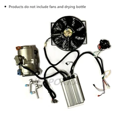 Electric Air Conditioning Compressor 12V 24V,Applicable to any vehicle electric compressor 12V 24V 48V 60V 72V 96V