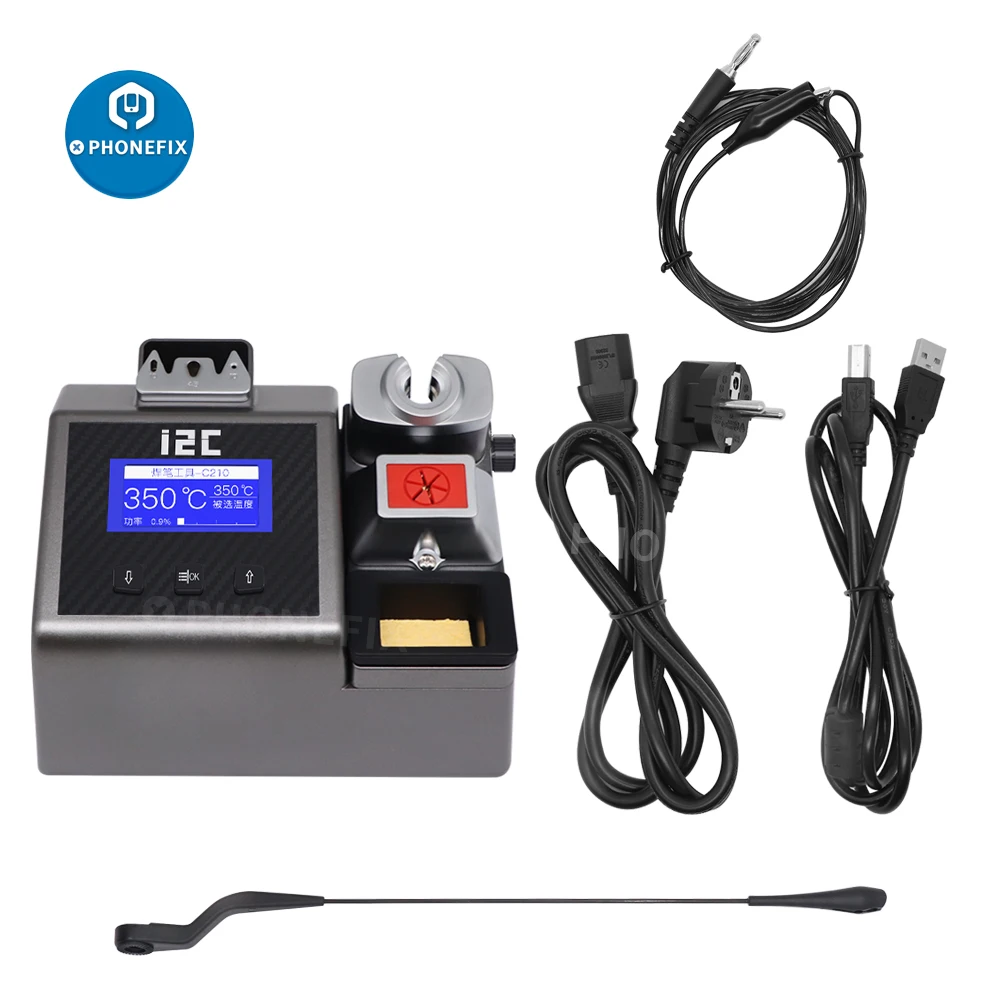 i2C 2SCNi Smart Soldering Station for Mobile Phone PCB Welding Repair Compatible with JBC C115/C210/C245 Soldering Iron Tips